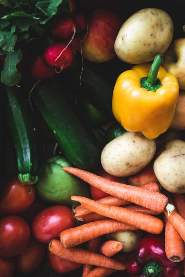 try to avoid foots with lots of fiber such as vegetables