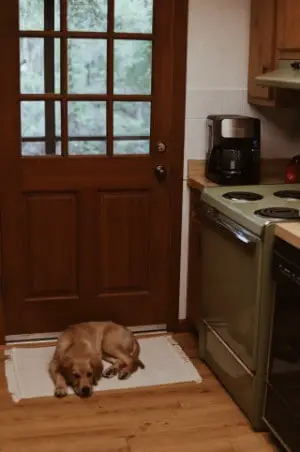 dogs associate doors with separation