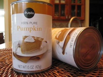 my dog ate a whole can of pumpkin